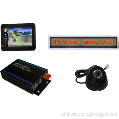 GPS Tracker NR028 with Navigation for Taxi, 4.3inch Screen, Geo-fence, Over-speed Alert and SOS help